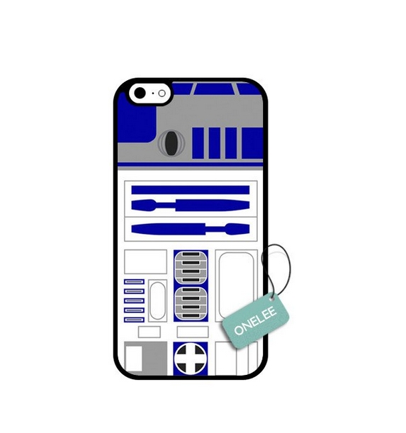 iPhone 6s Case Onelee Scratchproof Never Fade Star Wars R2D2 Collector Robot Pattern iPhone 6S black